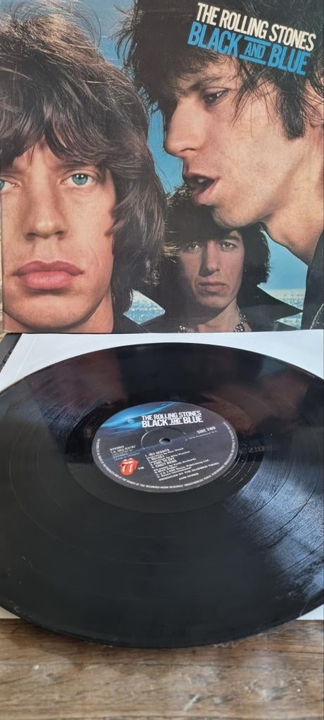 The Rolling Stones - Black and Blue LP (1976), Cd's en Dvd's, Vinyl | Rock, Gebruikt, Poprock, 12 inch, Ophalen of Verzenden