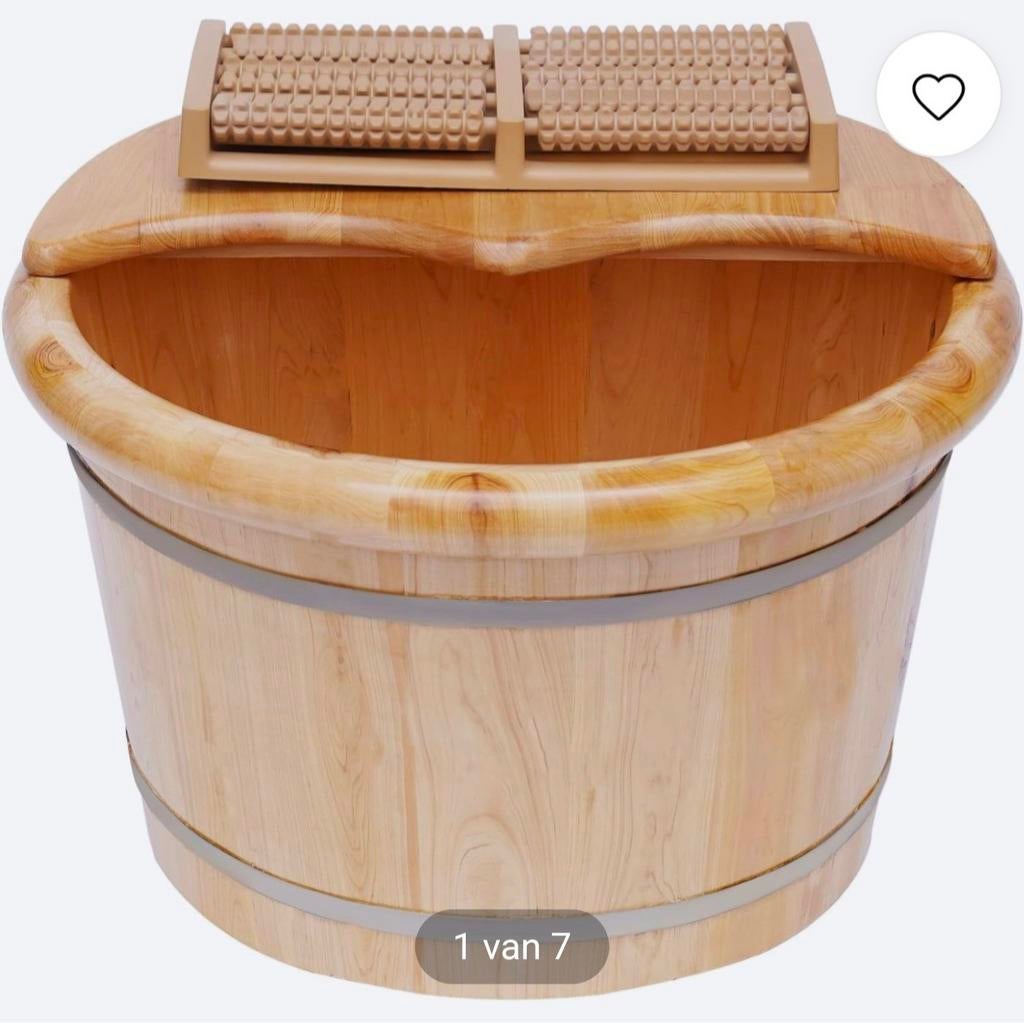 Sauna houten voetenbad /pedicurebad, Ophalen, Nieuw, Toebehoren