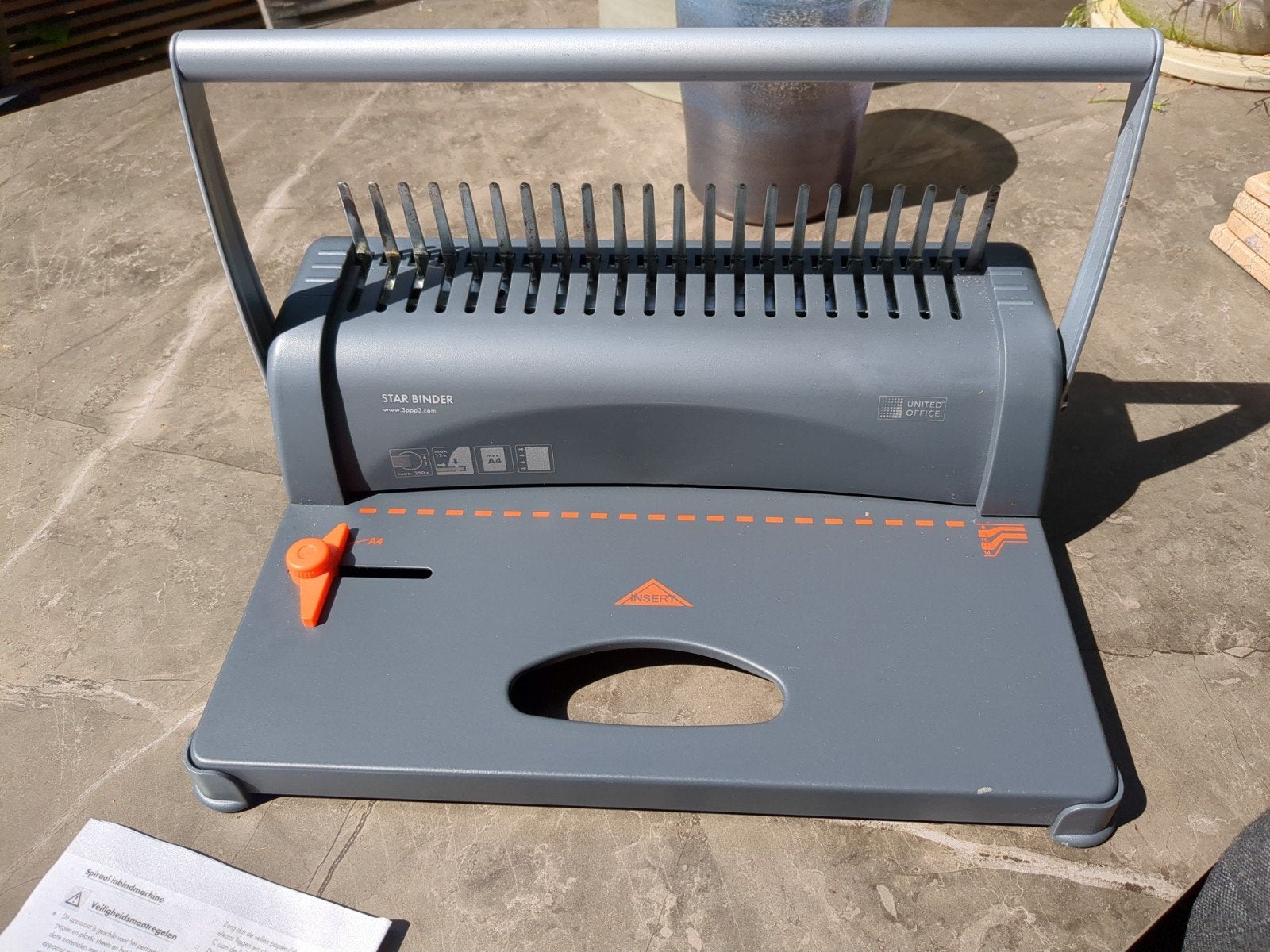 Star Binder inbindmachine met toebehoren, Ophalen of Verzenden, Zo goed als nieuw
