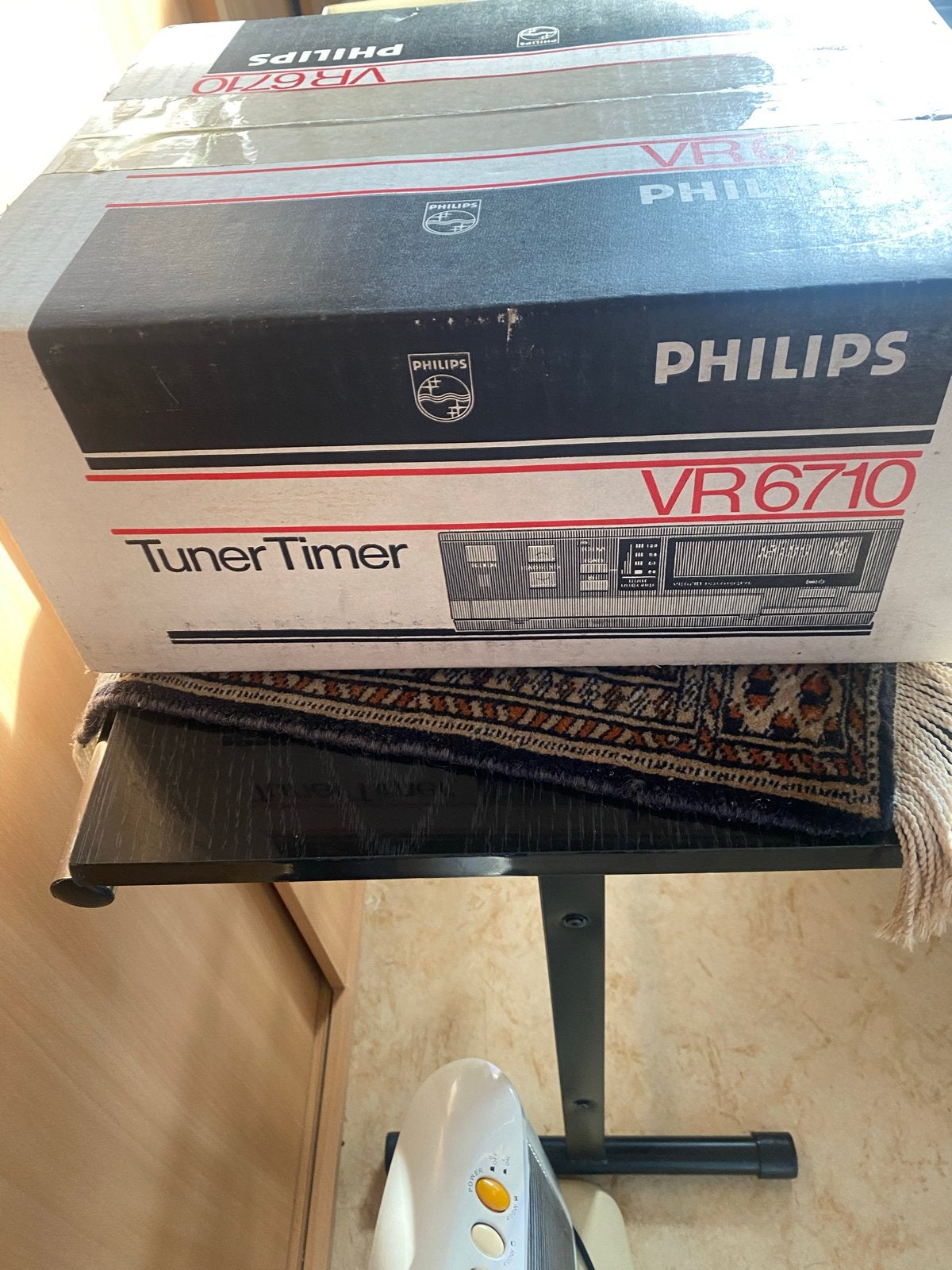 Philips VR6710 Tuner Timer VHS-speler in originele doos, Ophalen, Nieuw, VHS-speler of -recorder