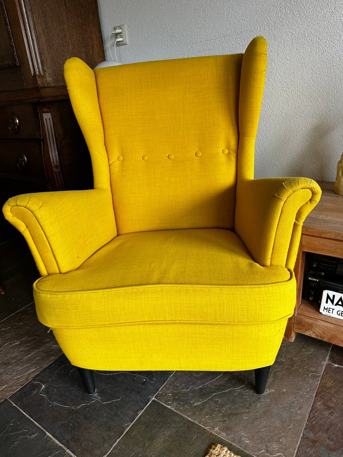 2 stoelen, Strandmon Ikea, Ophalen, Gebruikt, Minder dan 75 cm, 50 tot 75 cm