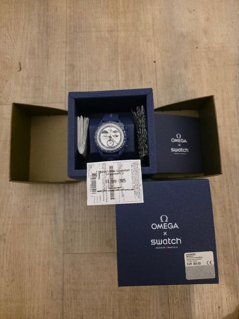 Omega x Swatch "Mission to the Super Blue Moonphase" popcorn, Ophalen of Verzenden