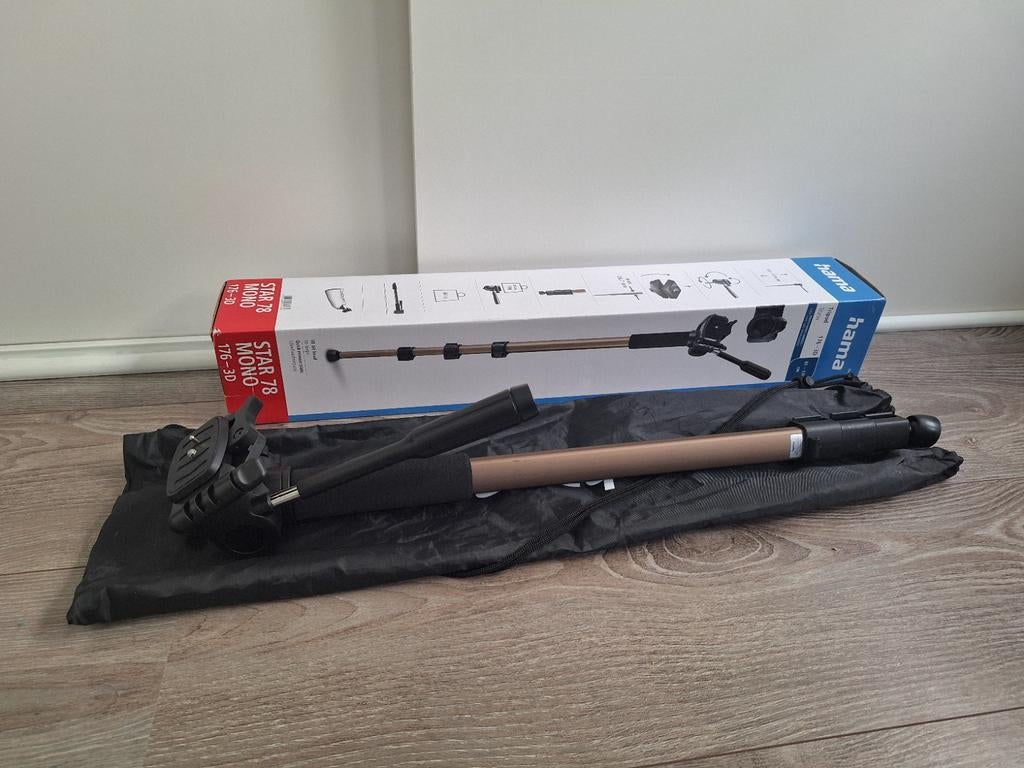 Hama Star 78 Monopod - Eenpootstatief voor camera, Audio, Tv en Foto, Fotografie | Statieven en Balhoofden, Ophalen of Verzenden