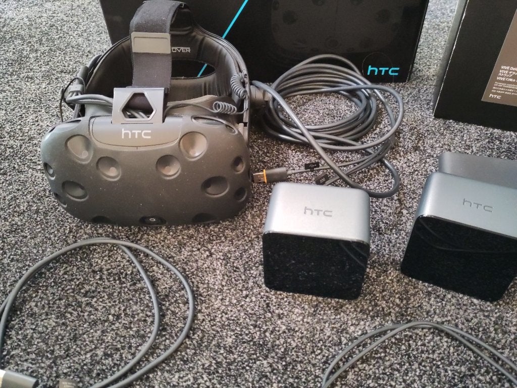VR set HTC vive, Ophalen of Verzenden, Gebruikt, VR-bril, Pc
