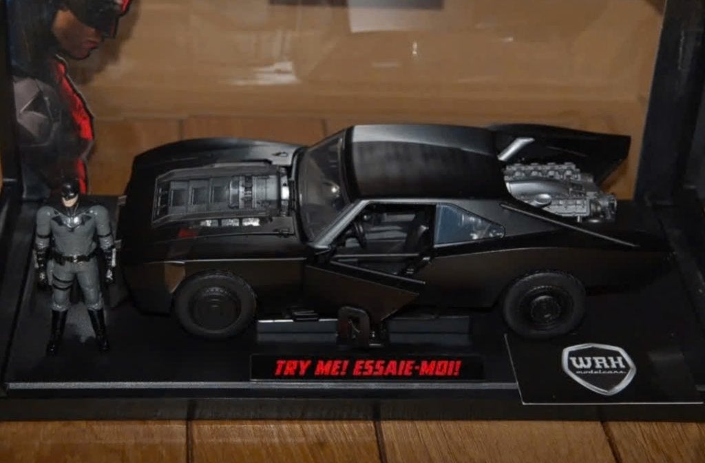 1:18 THE BATMAN BATMOBILE Jada Toys in doos WRH, Verzenden, Zo goed als nieuw, Auto, Overige merken