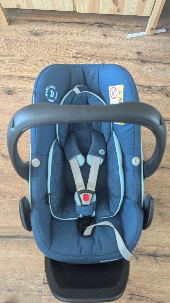 Maxi cosi pebble pro i-size met Isofix blauw, Kinderen en Baby's, Autostoeltjes, Ophalen, Gebruikt, Afneembare rugleuning, Isofix
