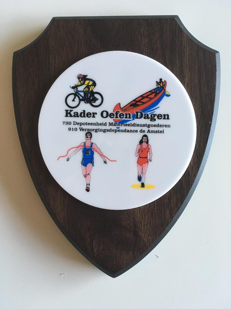 Schildje kader oefendagen 730 depoteenheid materiaaldienst, Verzenden, Landmacht, Nederland, Embleem of Badge