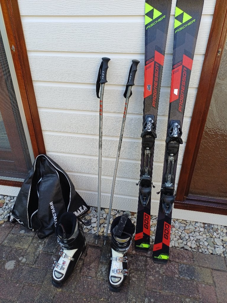 Skischoenen met skieen, 140 tot 160 cm, Gebruikt, Schoenen, Ophalen of Verzenden