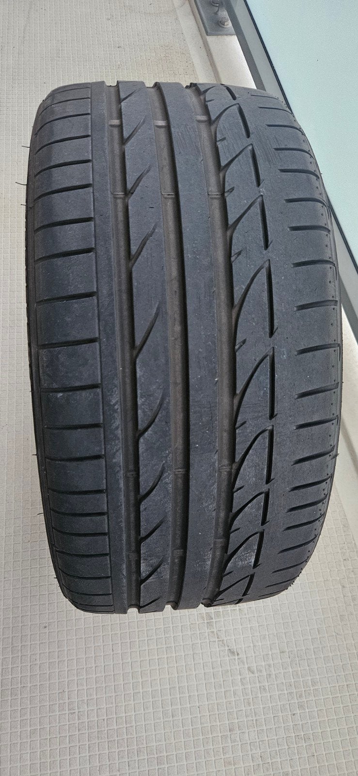 1x Bridgestone Potenza S001 RFT BMW - 255/35R19 96Y - 6,3mm, Gebruikt, 255 mm, Band(en), Personenwagen