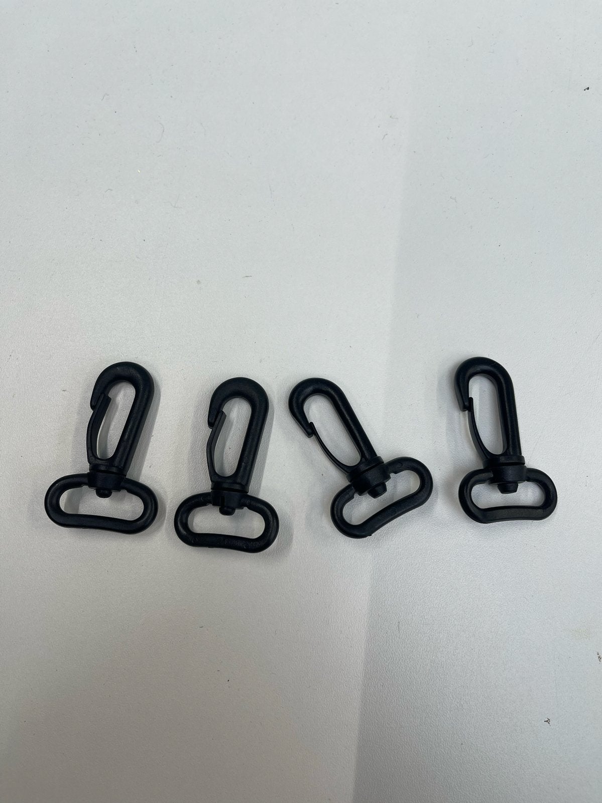 4x haakje zwart nylon voor 2,5 cm band, Ophalen of Verzenden, Nieuw, Rits of Sluiting