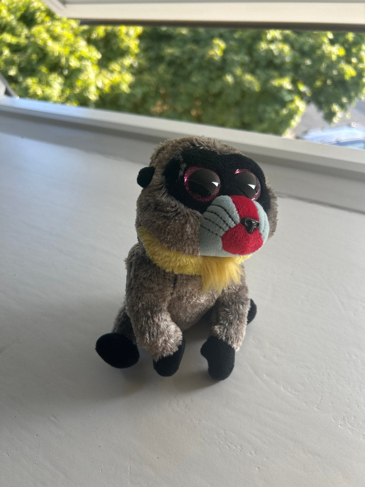 Ty Beanie Boo Mandril Aap Knuffel, Ophalen, Zo goed als nieuw, Klein (minder dan 20 cm), Bruin