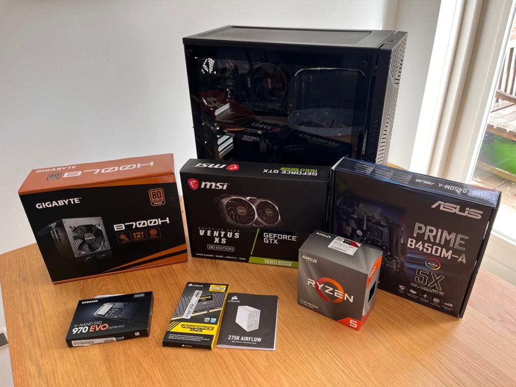 Game desktop GTX 1660 super ventus 16GB ram ryzen 5 3600, Ophalen, Gebruikt, Gaming, SSD