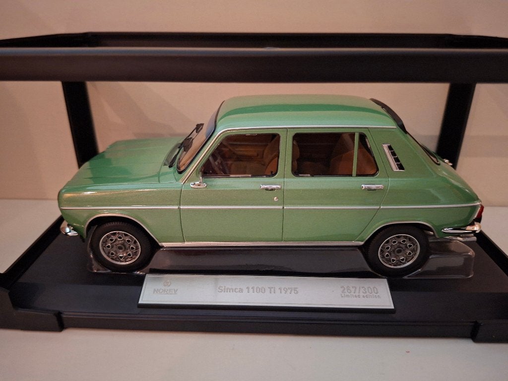 Simca 1100 Ti  -  1975  -   Adriatique Green Metallic, Ophalen of Verzenden, Nieuw, Auto, Norev