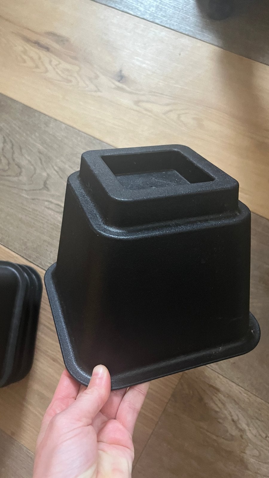Stevige plastic bedverhogers, bedklossen, Ophalen, Overige materialen, Gebruikt, Eenpersoons
