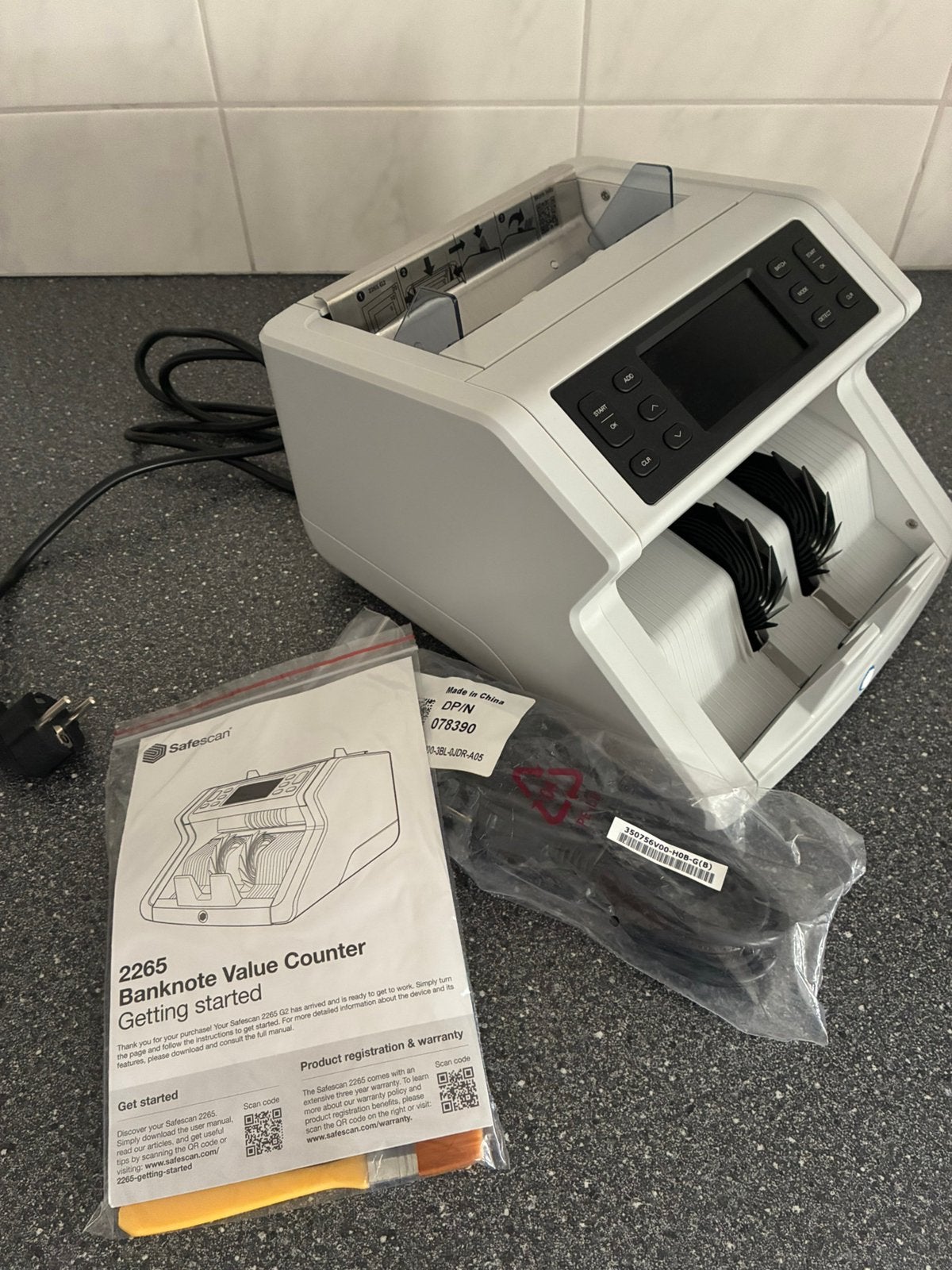Papier/biljetten geld tel machine, safescan, Ophalen, Sorteermachine of Telmachine