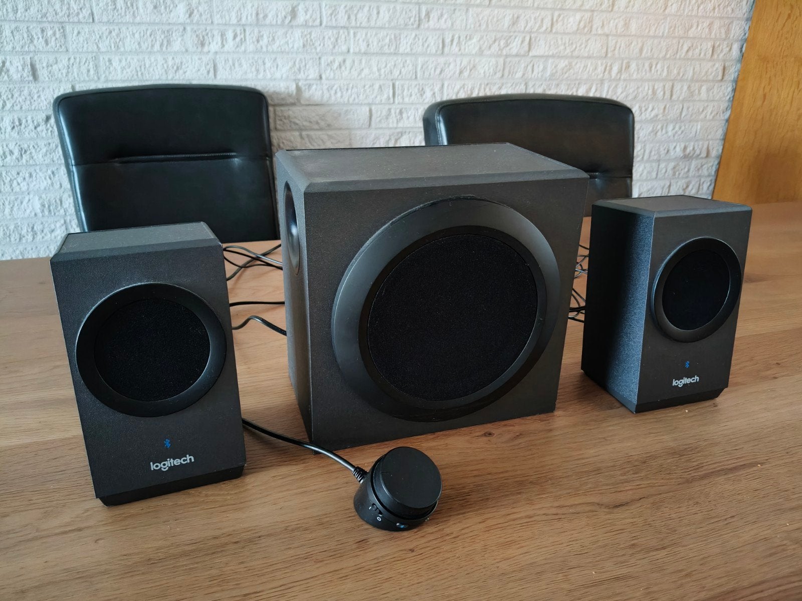 Logitech Z337 speakers, Ophalen of Verzenden, Gebruikt, Audiokanaal 2.1, Logitech