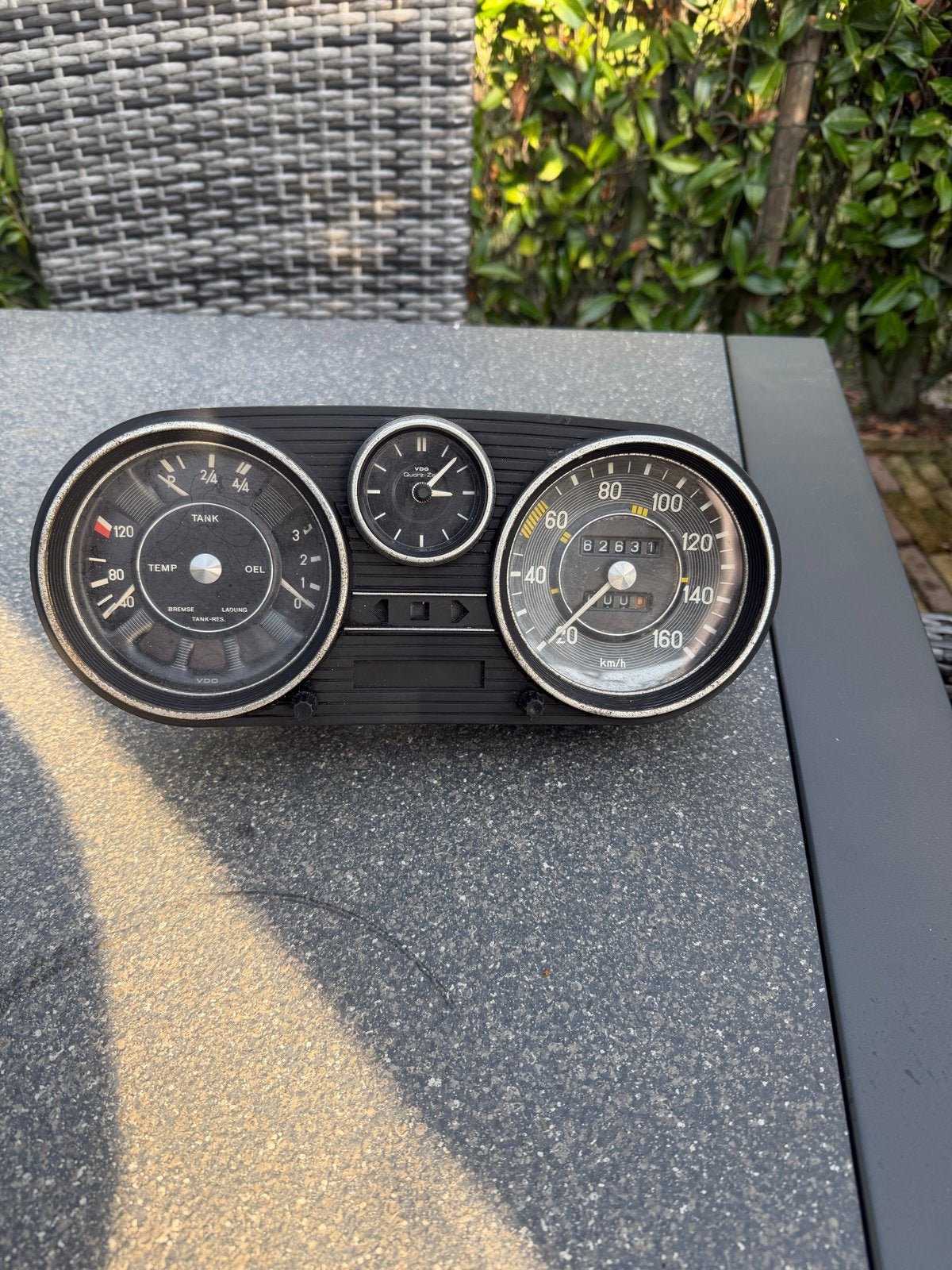 Klassieke Mercedes-Benz W114/W115 Dashboard Klokkenpaneel, Auto-onderdelen, Ophalen, Gebruikt, Mercedes-Benz