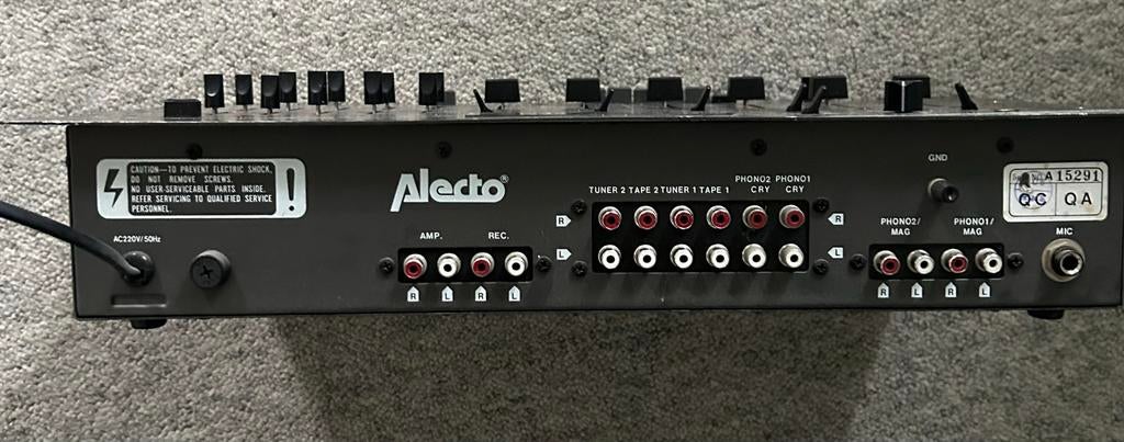 Alecto PRO-55 Stereo Mixer & Equalizer, Muziek en Instrumenten, Mengpanelen, Ophalen, Gebruikt, 5 tot 10 kanalen, Microfooningang