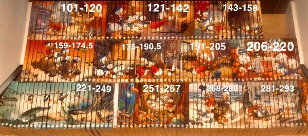 Heel veel mooie complete rugtekeningen Donald Duck pockets!, Complete serie of reeks, Ophalen of Verzenden, Zo goed als nieuw