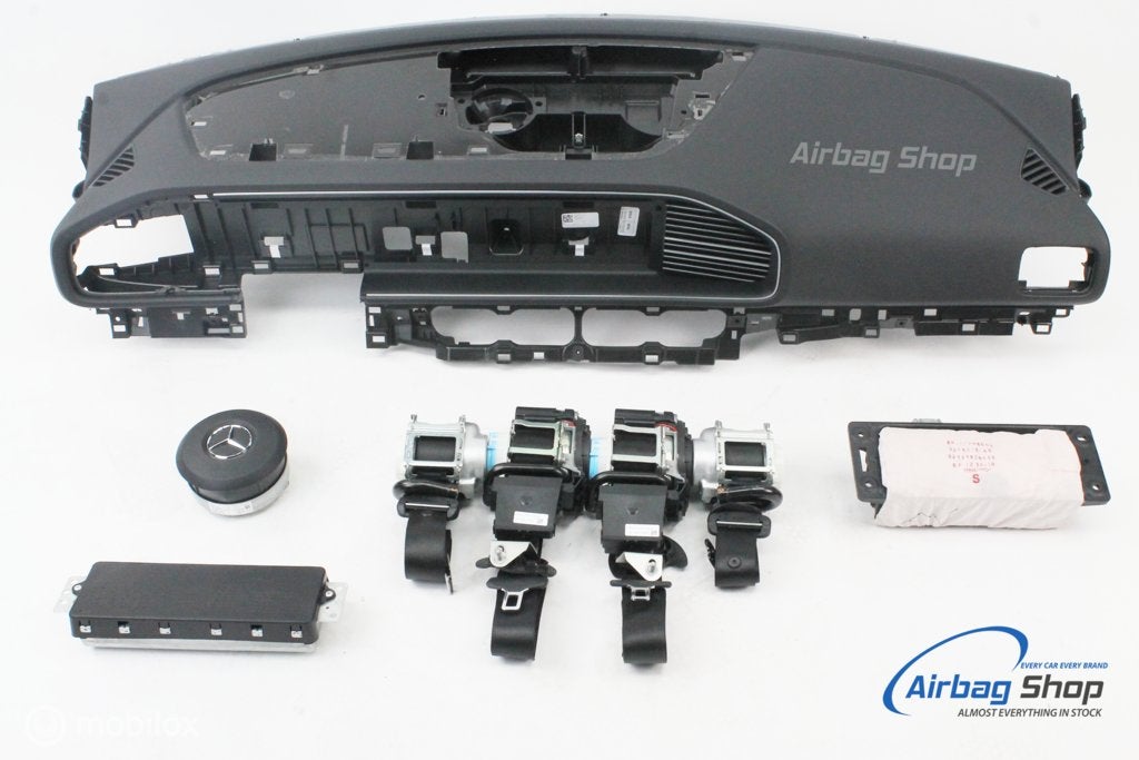 Airbag set Dashboard zwart speaker Mercedes GLE W167 2018-…, Gebruikt, Ophalen of Verzenden