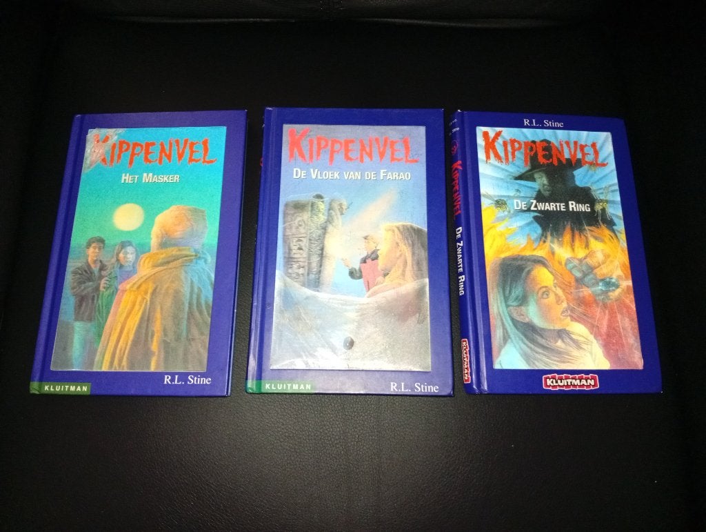 Kippenvel 3 boeken - J.L.Stine, Boeken, Ophalen of Verzenden, Zo goed als nieuw, R.L. Stine