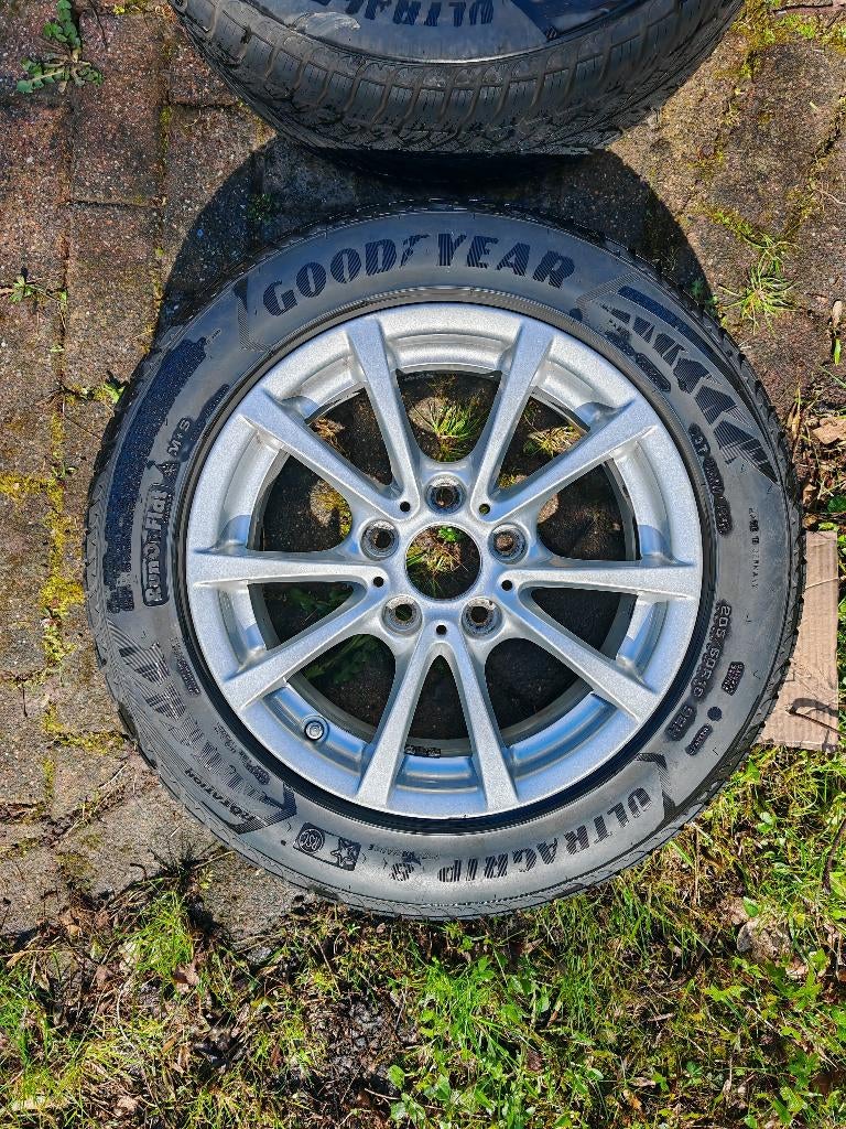 Originele BMW 16 inch Styling 390 winterset, Ophalen, Gebruikt, 16 inch, Banden en Velgen