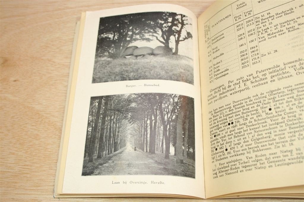 Door Noord Nederland [1933] — 13 Uitklapbare Kaarten, Boeken, Ophalen of Verzenden, Gelezen