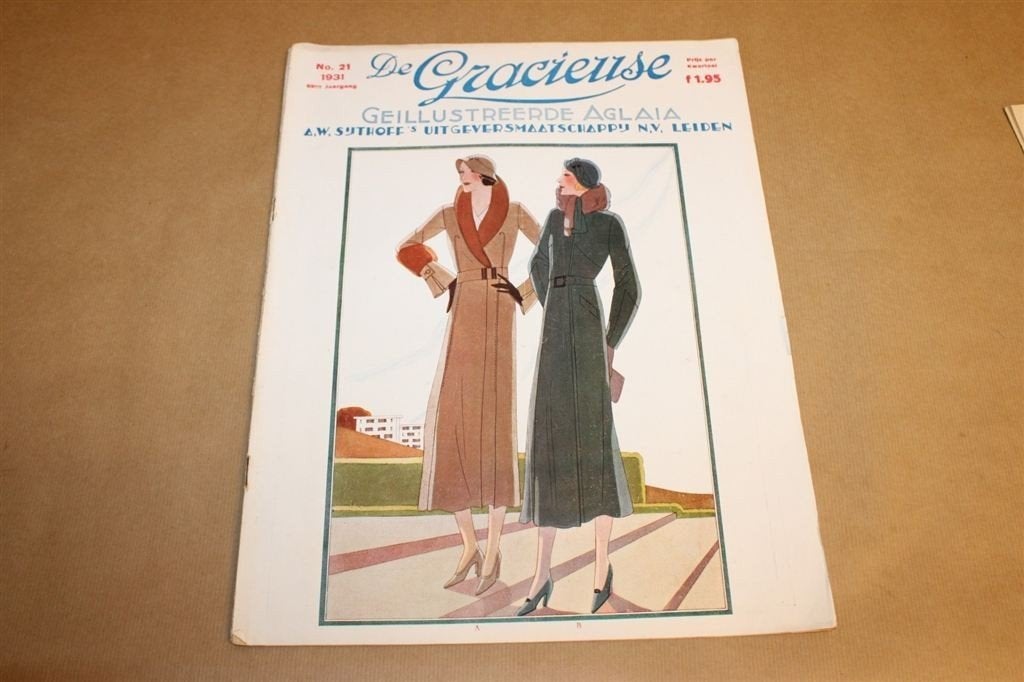 Magazine - De Gracieuse [mode] - 1931 - Zeldzaam !!, Boeken, Mode, Ophalen of Verzenden, Zo goed als nieuw, Mode algemeen