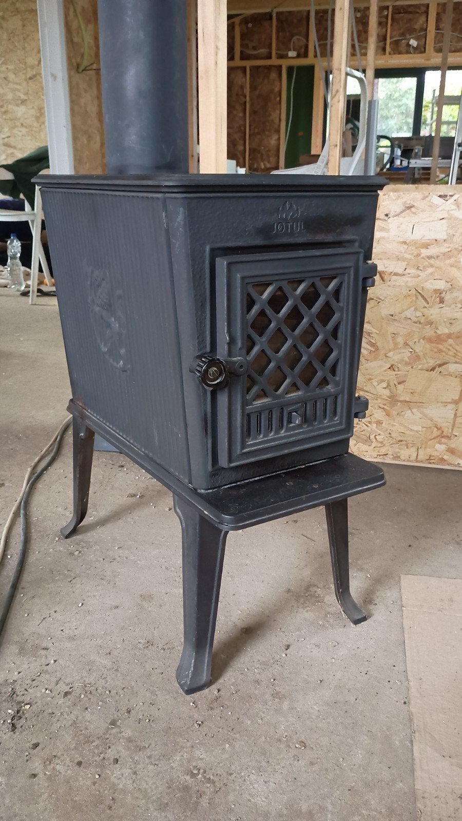 Jøtul F 602 Houtkachel met Clean Burn en kookoppervlak, Ophalen, Gebruikt, Houtkachel, Vrijstaand
