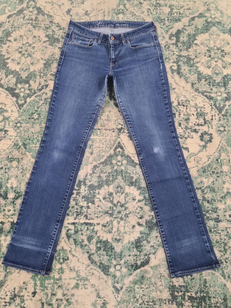 Levi's demi straight leg W30 L34 Dames Tulsi3034 Low-rise, Blauw, Ophalen of Verzenden, Zo goed als nieuw, W30 - W32 (confectie 38/40)