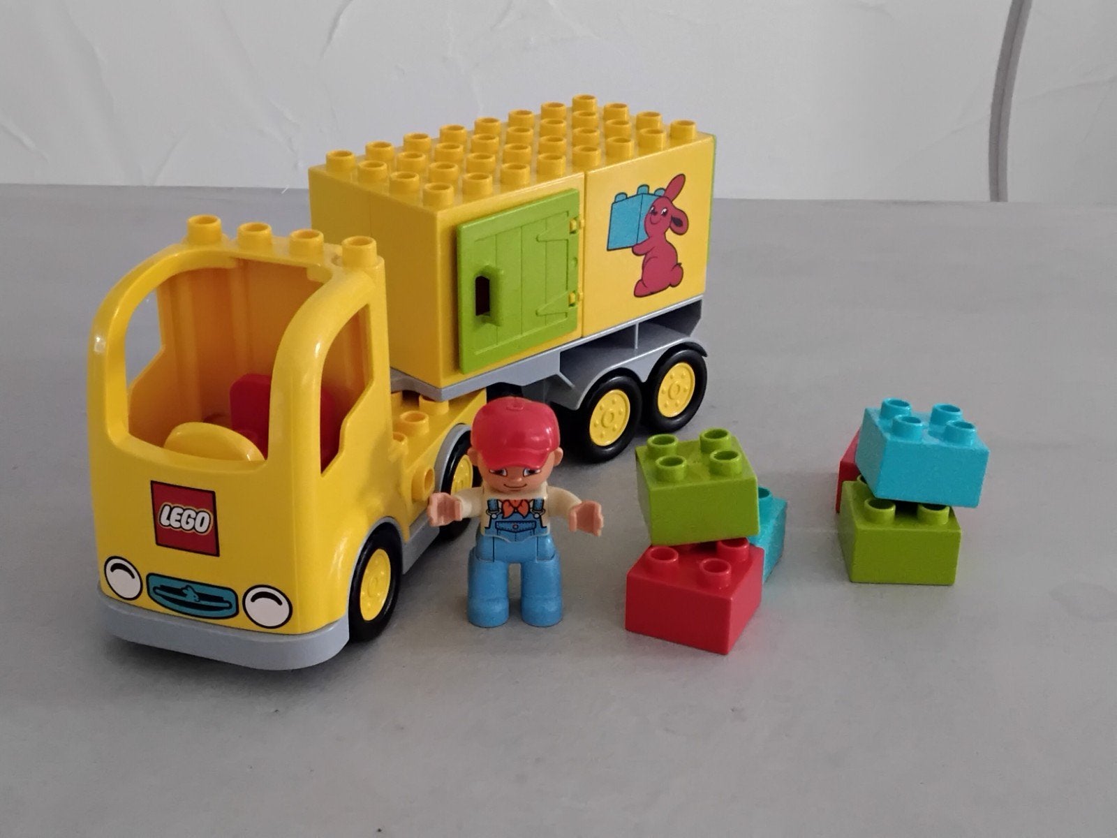 Lego duplo vrachtwagen, Ophalen, Zo goed als nieuw, Duplo