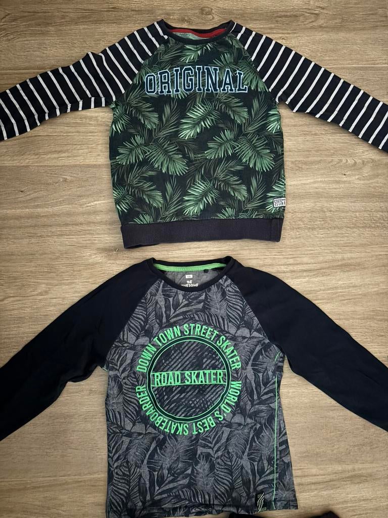 Longsleeves jongens 122/128, Ophalen, Gebruikt, Maat 128