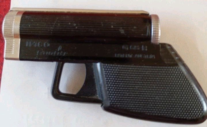 Vintage IMCO Gunlite G 66-R Pistool Aansteker (Jaren 70), Verzamelen, Ophalen of Verzenden, Gebruikt, Aansteker