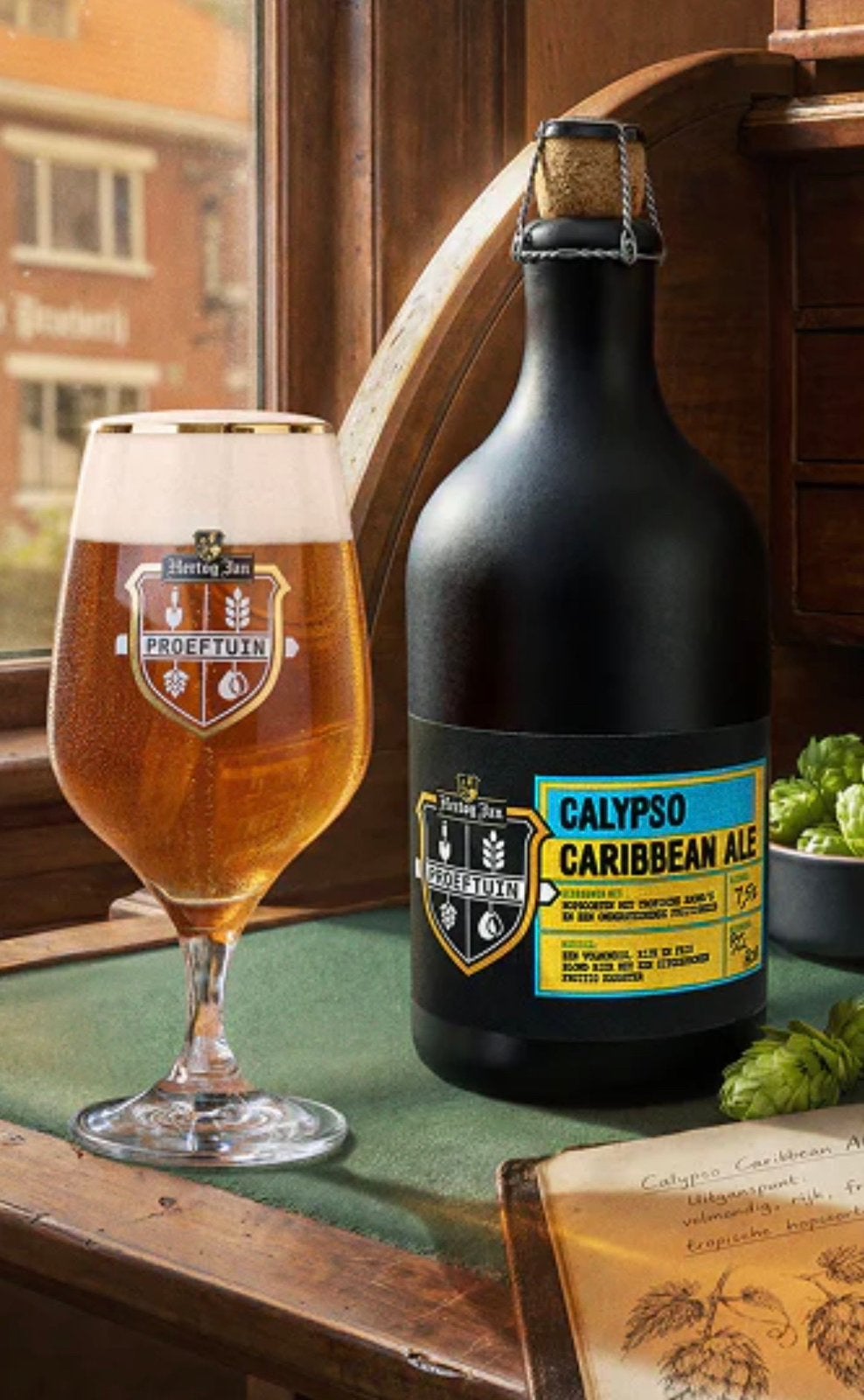 1 fles Hertog Jan Proeftuin Calypso Caribbean Ale, Verzenden, Nieuw, Flesje(s), Hertog Jan