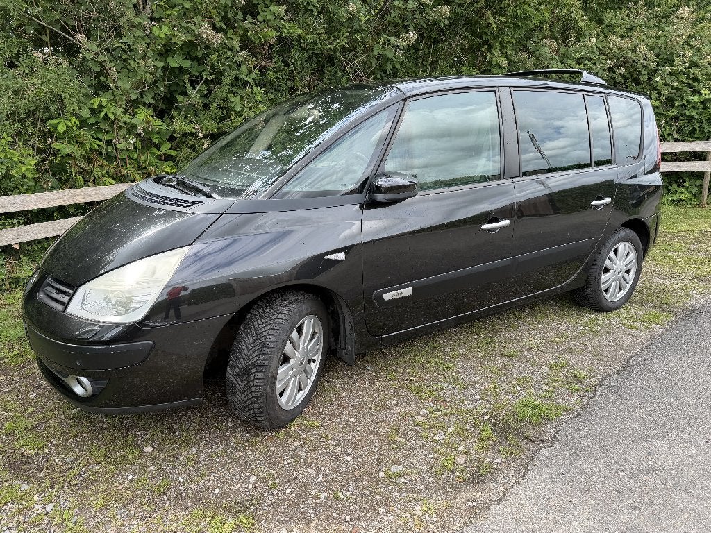 Renault Espace 2.0 16V Turbo 125KW Dyna E4 2006 Zwart, Auto's, 1998 cc, Beige, 4 cilinders, 2000 kg