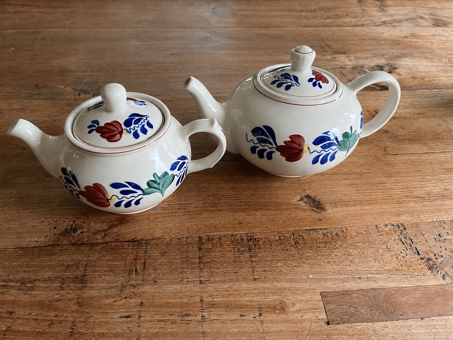 Theepot / koffiepot Boerenbont, Antiek en Kunst, Antiek | Servies los, Ophalen