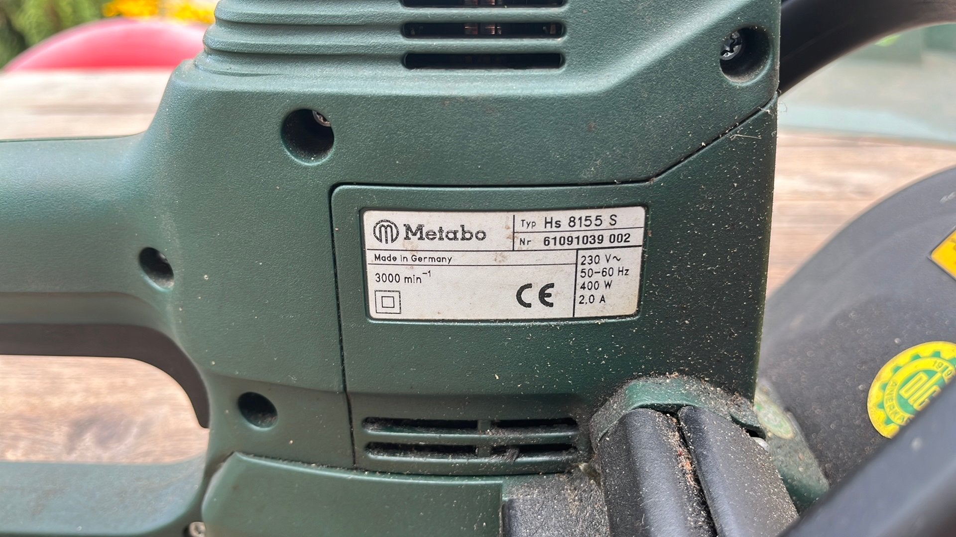Heggeschaar Metabo, Ophalen, Gebruikt, Elektrisch