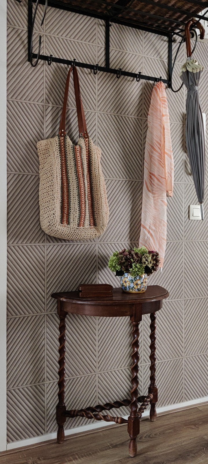 Riviera Maison behang., Verzenden, Beige, Geometrisch