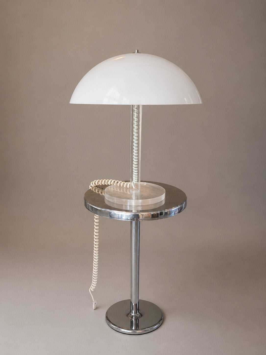 Vintage Space Age Mushroom Lamp – Designlamp Jaren 70/80, Overige merken, Wit, Ophalen of Verzenden, Zo goed als nieuw