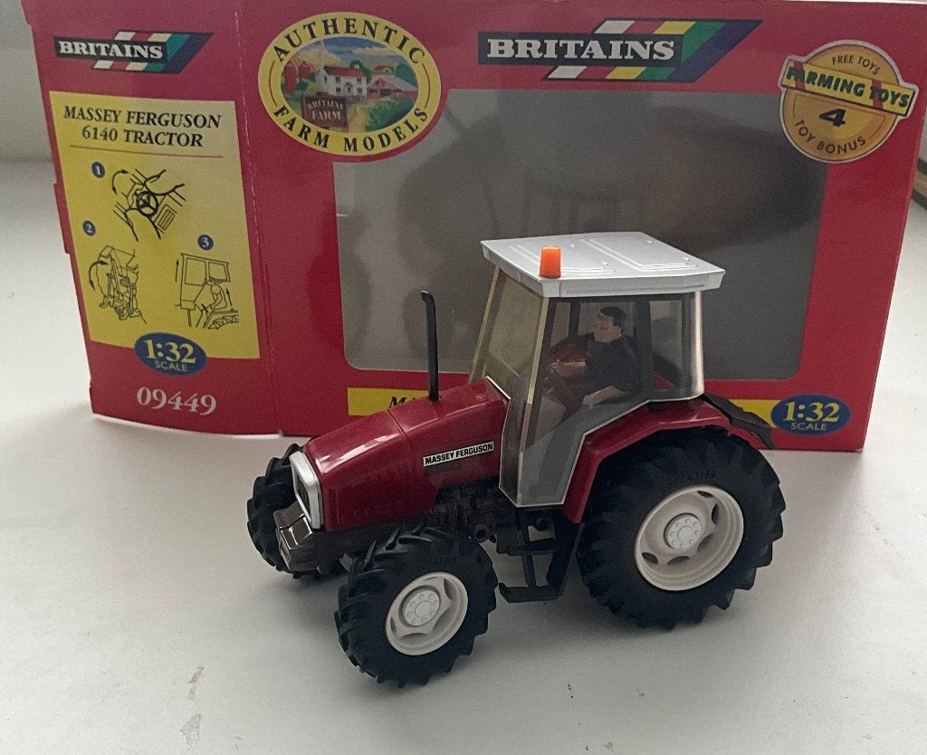MASSEY FERGUSON 6140 TRACTOR, Verzenden, Zo goed als nieuw, Tractor of Landbouw, Britains