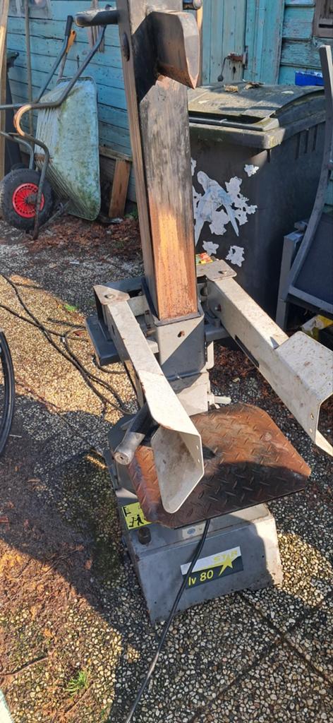 Woodstar LV 80 Houtklover 7.5 ton 380V Krachtstroom, Ophalen of Verzenden, Zo goed als nieuw, Elektrisch, Woodstar