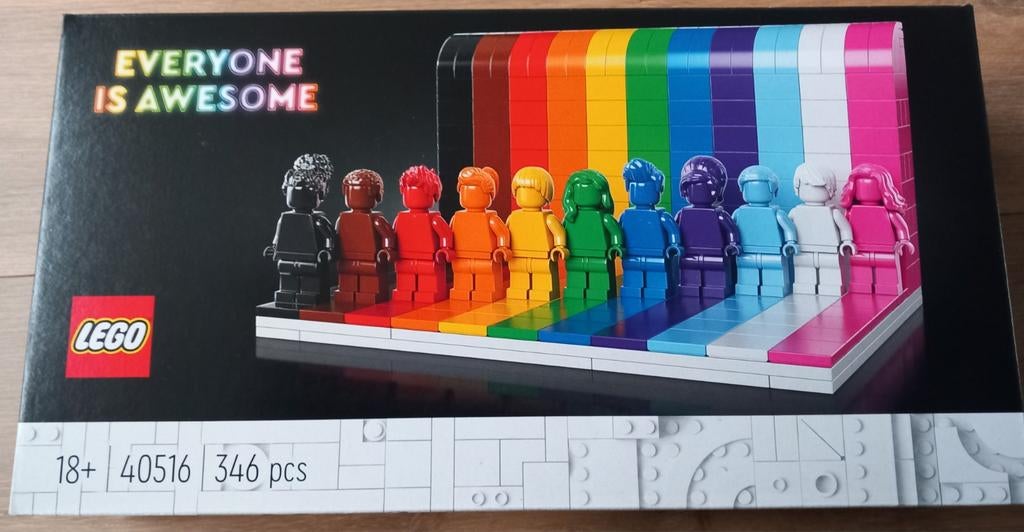 NIEUW LEGO 40516 Everyone is awesome Regenboog + poppetjes, Lego, Nieuw, Ophalen of Verzenden, Complete set