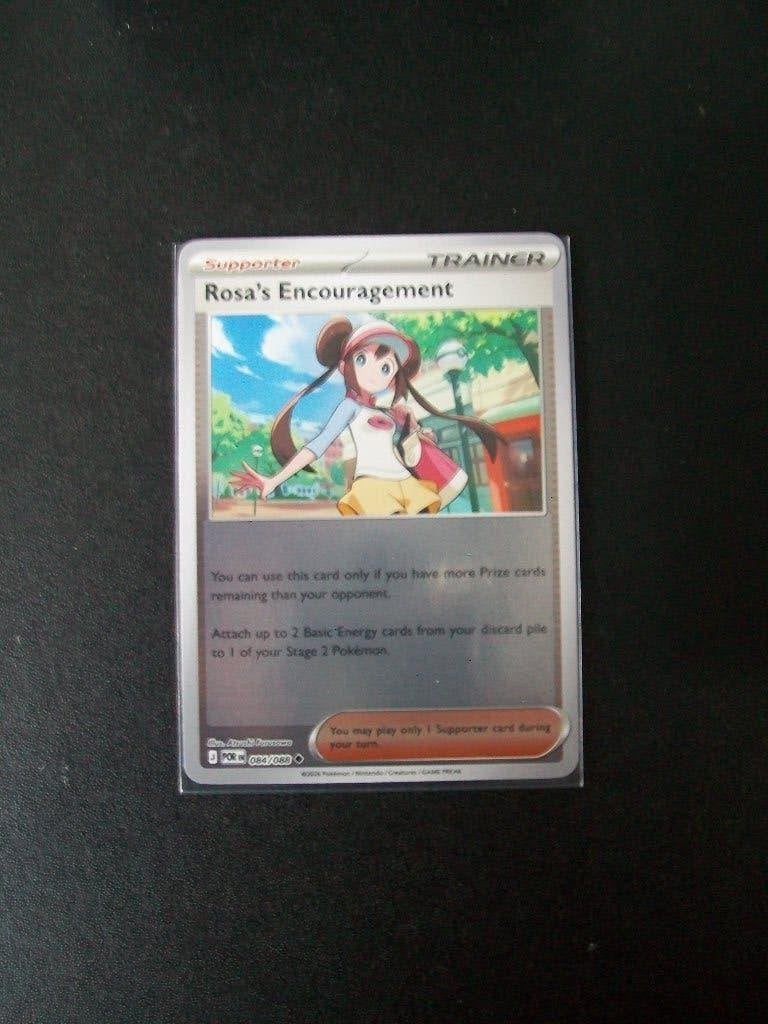 3386. Nieuwe Pokemon Kaart Holofoil ROSA's ENCOURAGEMENT, Verzenden, Nieuw, Losse kaart, Foil