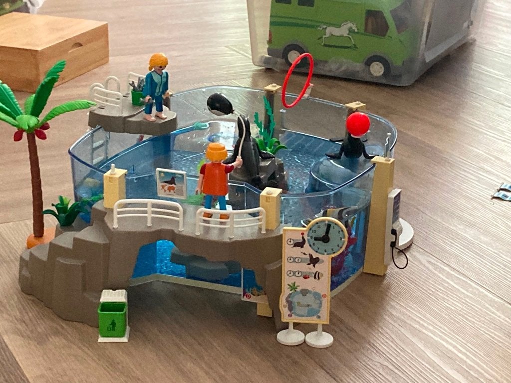Playmobil aquarium 9060, Kinderen en Baby's, Ophalen, Gebruikt, Complete set, Overige typen