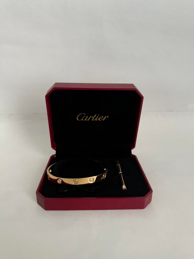 Cartier armband goud met diamanten, Sieraden, Tassen en Uiterlijk, Armbanden, Ophalen of Verzenden, Nieuw