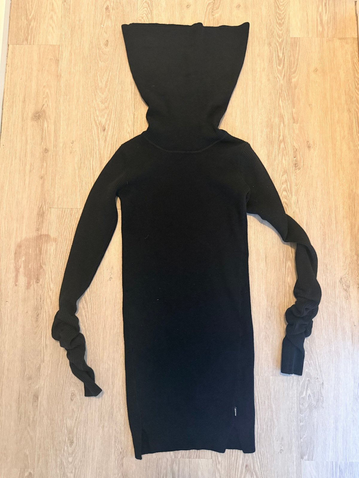 Reinders Willy Turtleneck Long Dress Zwart Maat M, Kleding | Dames, Jurken, Maat 38/40 (M), Zwart, Ophalen of Verzenden, Zo goed als nieuw