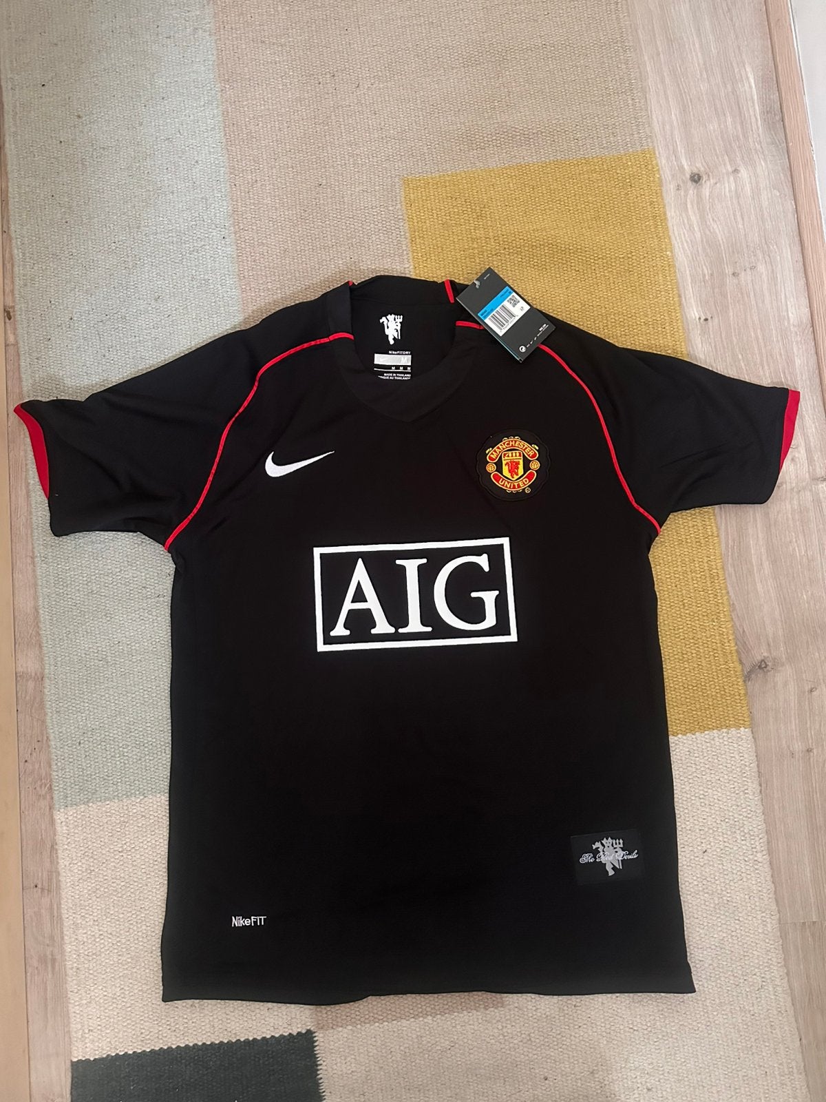 Manchester United Uit Voetbalshirt 2007/2008 — Maat M, Sport en Fitness, Maat M, Ophalen of Verzenden, Nieuw, Shirt