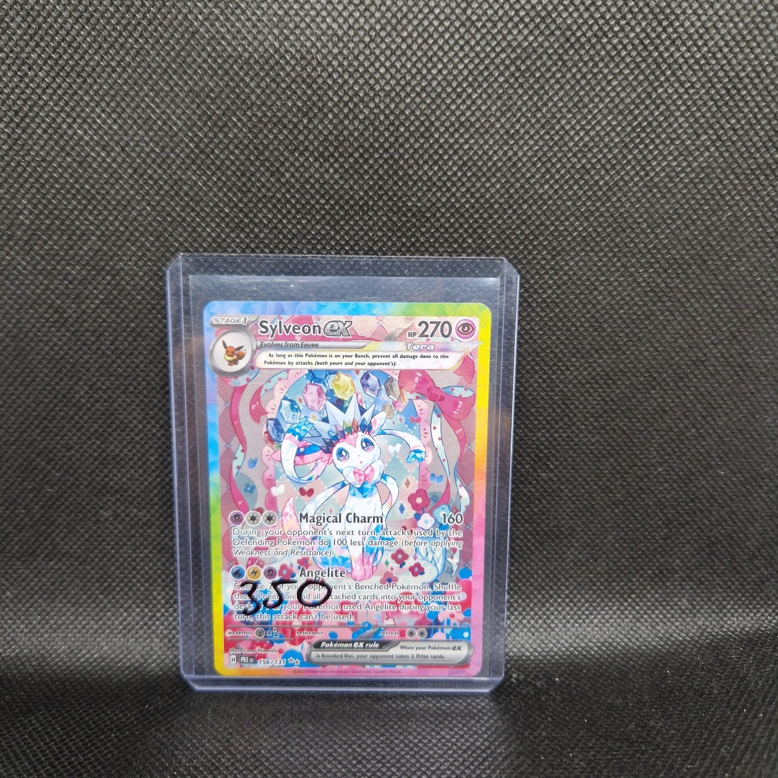 Sylveon EX Prismatic Evolutions NM, Ophalen of Verzenden, Zo goed als nieuw