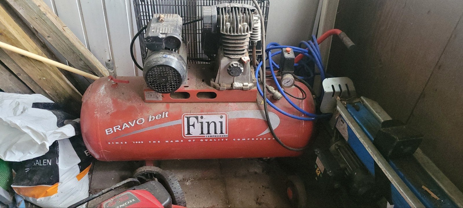 Fini Bravo Belt Compressor, Doe-het-zelf en Verbouw, Ophalen of Verzenden