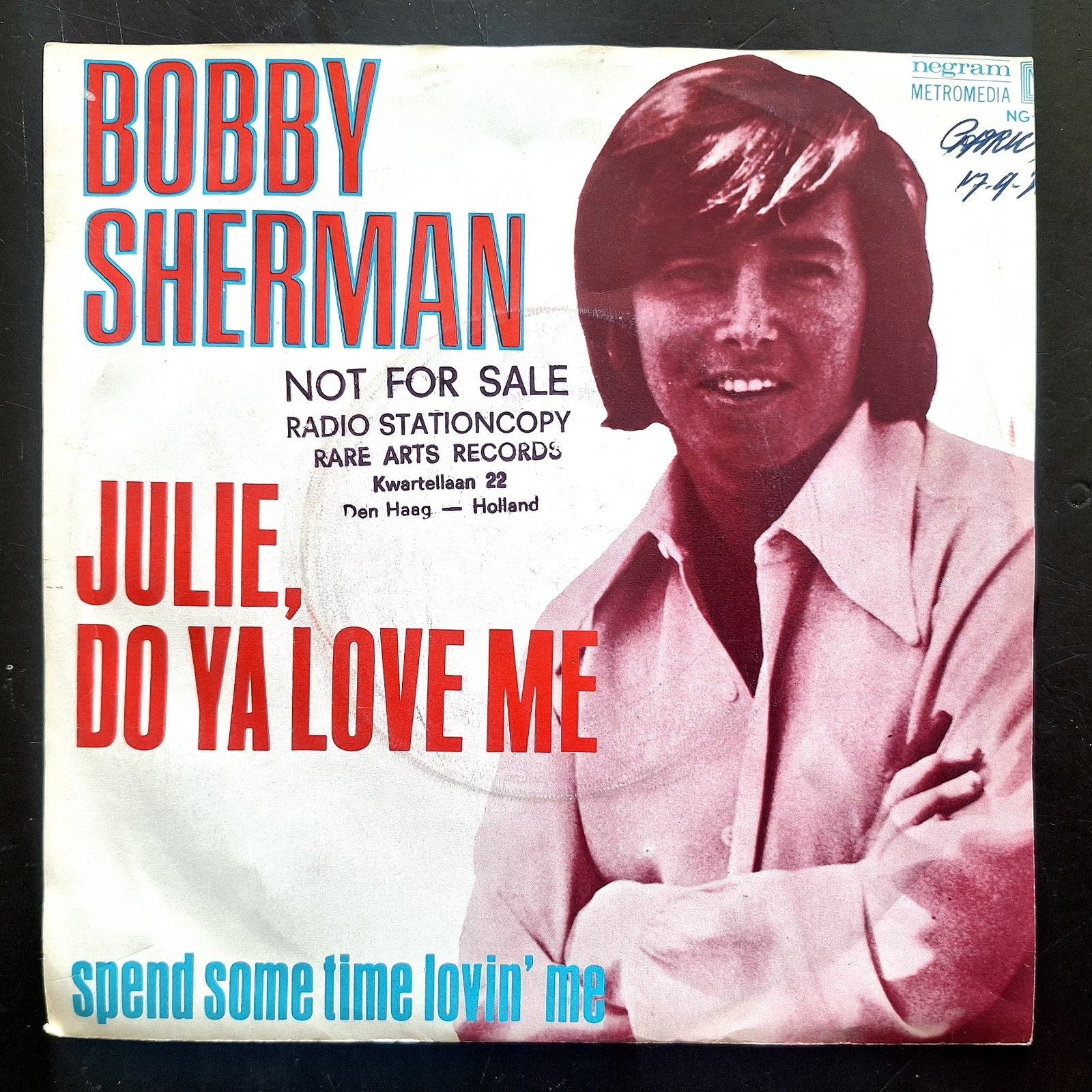 7"/SINGLE  BOBBY SHERMAN - Julie, Do You Love Me, Ophalen of Verzenden, Gebruikt, Pop